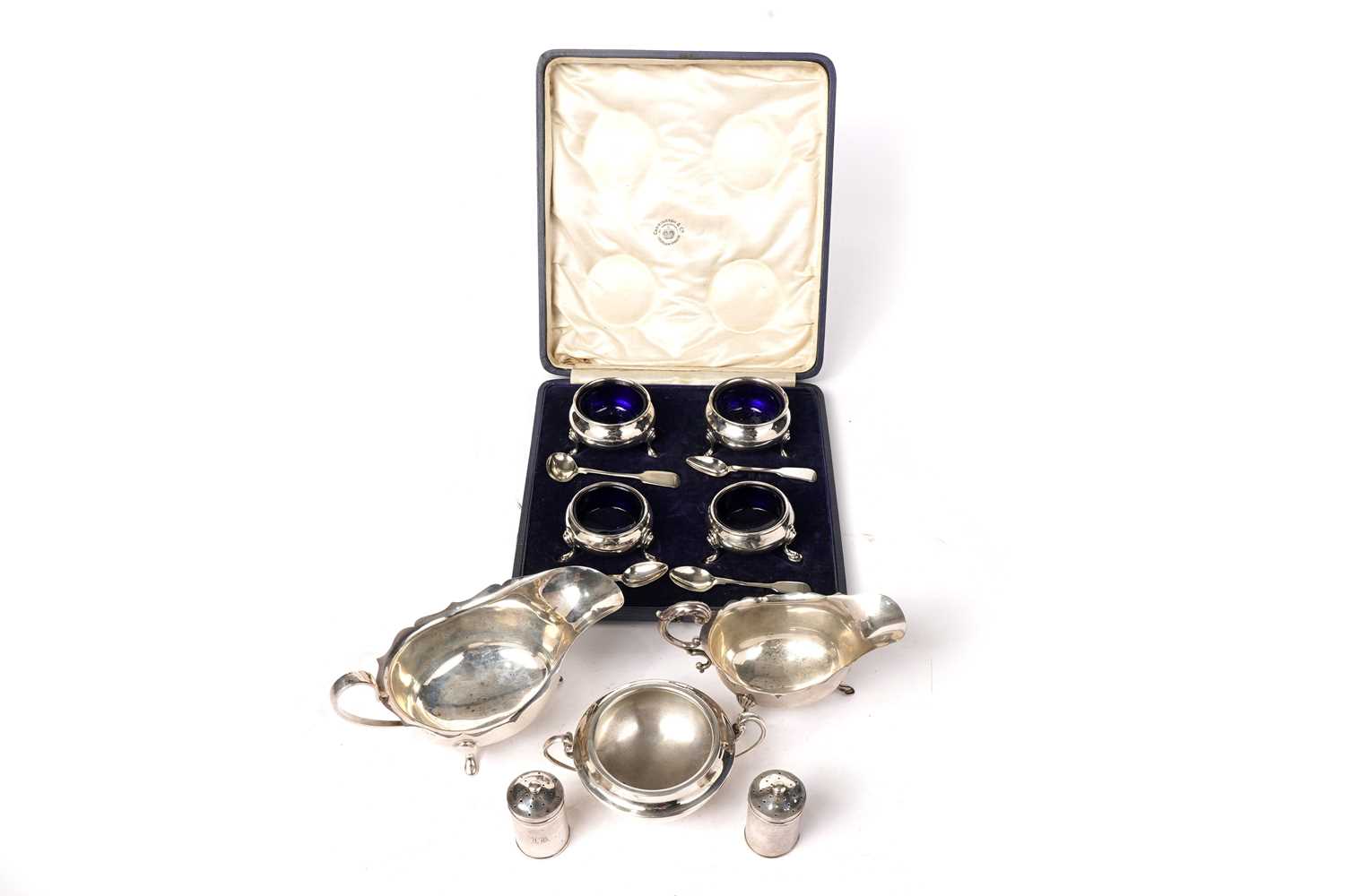 Lot 1363 - A mixed lot of silver items