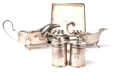 Lot 1363 - A mixed lot of silver items