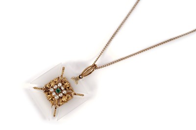 Lot 1118 - A fine 19th Century cross pattern pendant