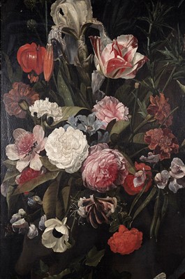 Lot Jan Philips van Thielen - Festoons of Flowers Surround a Vision of the Holy Family | oil
