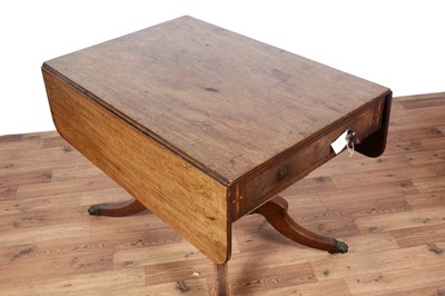 Lot 52 - A George III inlaid mahogany Pembroke table