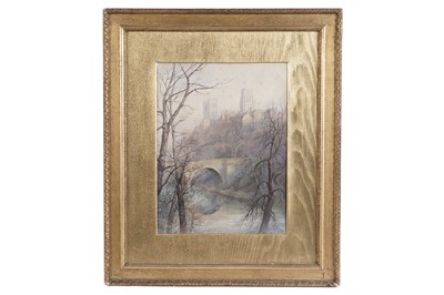Lot 9 - M* Davison - Durham from the Prospect of the River | watercolour
