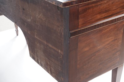 Lot 58 - A Regency Scottish mahogany and boxwood strung stage back sideboard