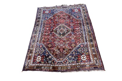 Lot 1196 - A Persian hand-made Qashqai rug