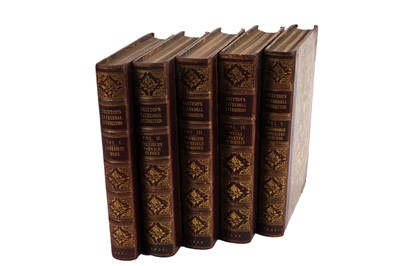 Lot 268 - Britton’s Cathedral Antiquities, five vols