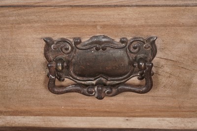 Lot 51 - A Victorian stripped pine dresser and corner cabinet