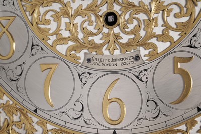Lot 1362 - Gillett & Johnston Ltd. Croydon, 1925: a large and impressive mahogany longcase clock