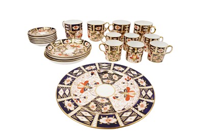 Lot 347A - A Royal Crown Derby ‘Imari’ 2451 pattern part coffee service