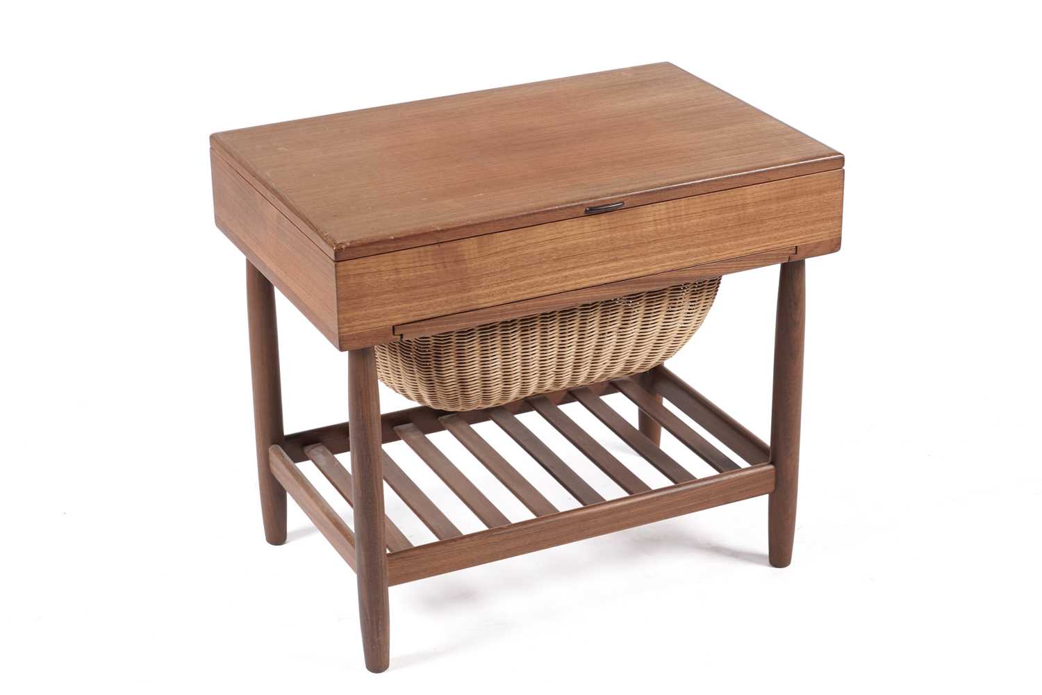 Lot 757 - Ejvind Johansson for FDB Møbler: a teak sewing cabinet