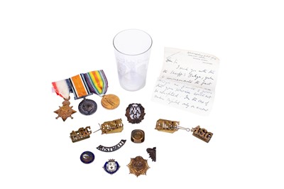 Lot 153 - A group of First World War General Service medals; and other items