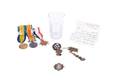 Lot 153 - A group of First World War General Service medals; and other items