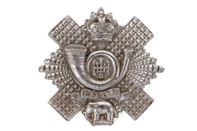 Lot 260 - A rare Highland Light Infantry anodised glengarry badge; and others