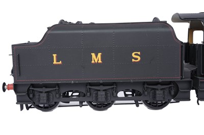 Lot 20 - A metal kit-built 0-gauge two rail electric 4-6-0 locomotive and six-wheel tender