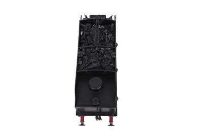 Lot 28 - A metal kit-built 0-gauge two rail electric 4-4-0 locomotive and six-wheel tender