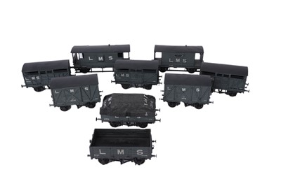 Lot 30 - A large collection of kit-built 0-gauge rolling stock