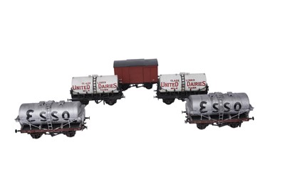 Lot 30 - A large collection of kit-built 0-gauge rolling stock