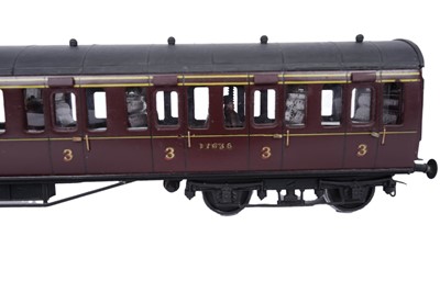 Lot 34 - Two 0-gauge kit-built carriages