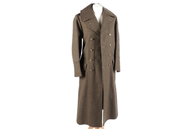 Lot 250 - Royal Marines other ranks great coat; and other items