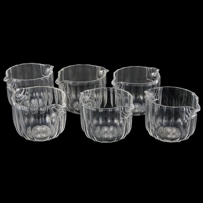 Lot 77 - A set of six Regency wine glass rinsers