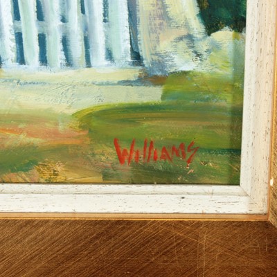 Lot 153 - Doreen Williams - White Cottage | oil