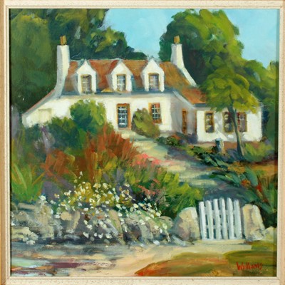 Lot 153 - Doreen Williams - White Cottage | oil