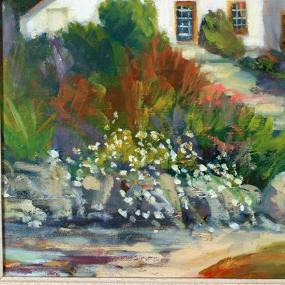 Lot 153 - Doreen Williams - White Cottage | oil