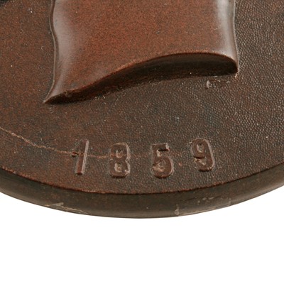 Lot 175 - Eight mid-19th Century French Bois Durci medallions