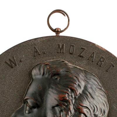 Lot 175 - Eight mid-19th Century French Bois Durci medallions