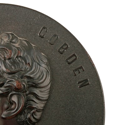 Lot 175 - Eight mid-19th Century French Bois Durci medallions