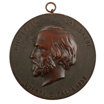 Lot 175 - Eight mid-19th Century French Bois Durci medallions
