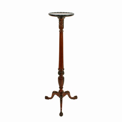 Lot 339 - A Chippendale style carved mahogany torchère