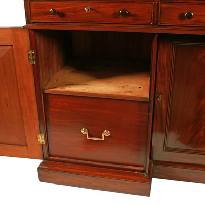 Lot 80 - A George IV mahogany sideboard