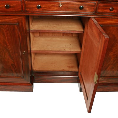 Lot 80 - A George IV mahogany sideboard