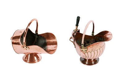 Lot 352 - Two Victorian coal scuttles