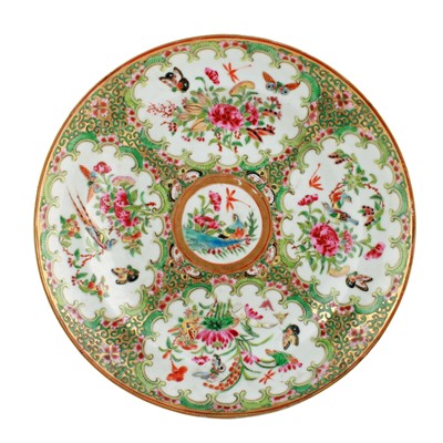 Lot 3 - Two 19th Century Chinese plates; and two other items
