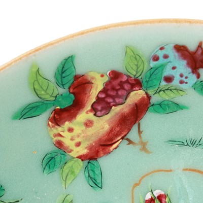Lot 3 - Two 19th Century Chinese plates; and two other items