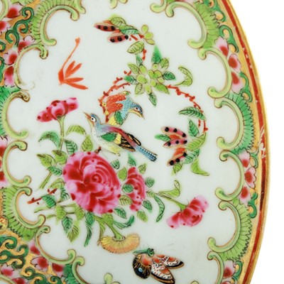 Lot 3 - Two 19th Century Chinese plates; and two other items