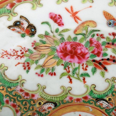 Lot 3 - Two 19th Century Chinese plates; and two other items