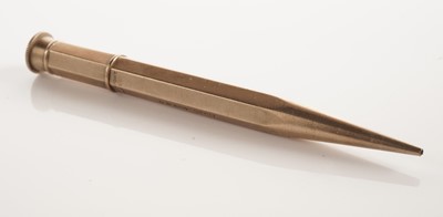 Lot 60 - An Everpoint 9ct yellow gold propelling pencil