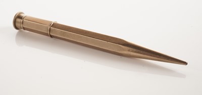 Lot 60 - An Everpoint 9ct yellow gold propelling pencil