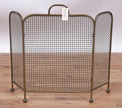 Lot 11 - A vintage metal jardiniere on stand; and two items of brass ware