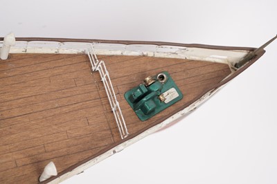 Lot 678 - A hand-built remote control scale model of a paddle steamboat