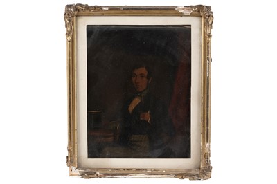 Lot 97 - 19th Century British School - Portrait of an early Victorian "Beau" | oil