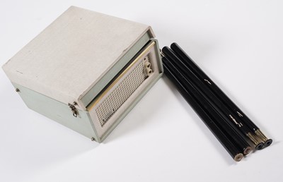 Lot 847 - A 1960’s ‘Dansette Bermuda’ mono record player; and four screw-in legs