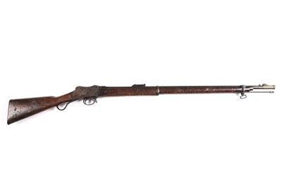 Lot 270 - An Improved Martini Henry Westley Richards Z.A.R. (Zuid Afrikaansche Republiek) .577/450 rifle