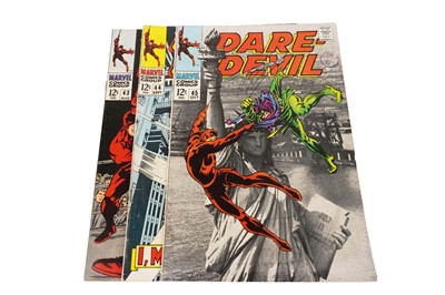 Lot 123 - Daredevil No’s. 43, 44 and 45 by Marvel Comics