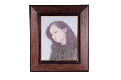 Lot 254 - Attributed to Yee Bon - Portrait of a young girl | oil