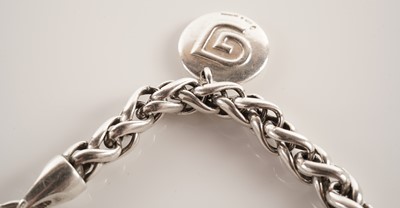 Lot 102 - A Georg Jensen silver bangle; and a George Jensen bracelet