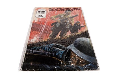 Lot 142 - Original painted artwork for Fleetway’s Battle Picture Library No. 1546 ‘Wild Blood’