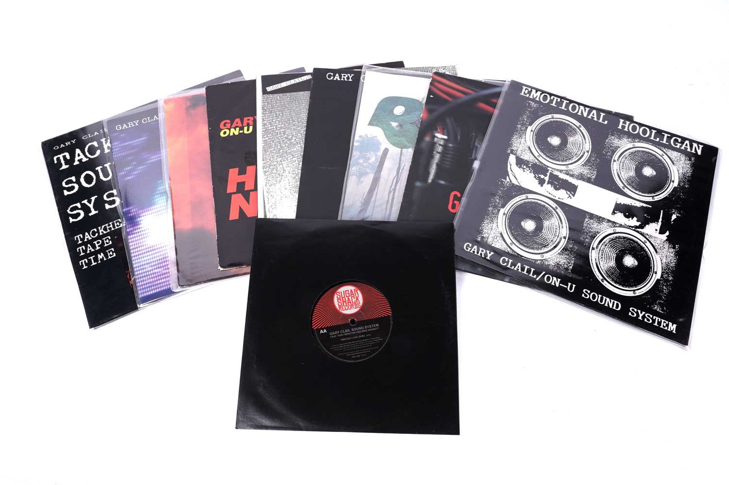 Lot 52 - Twelve records by British Electronic Dub DJ and producer Gary Clail